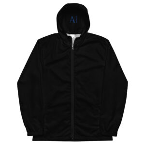 A1 Men's windbreaker Blue Logo