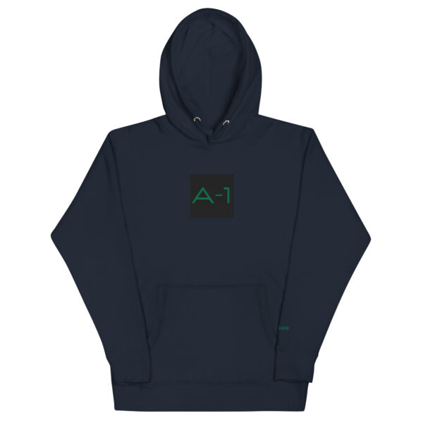 A1 Hoodie Green Logo - Image 3