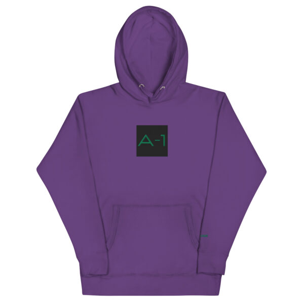 A1 Hoodie Green Logo - Image 11
